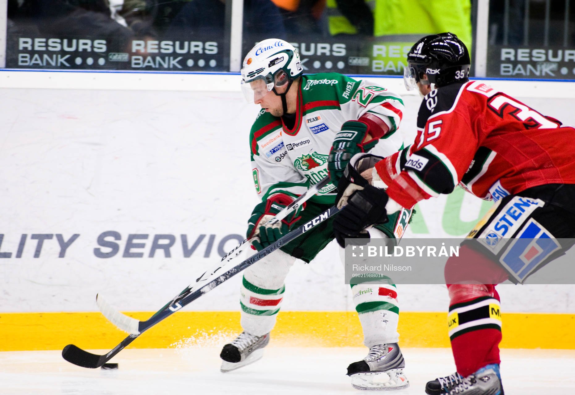 Chris Abbott, Rögle och Pierre Hedin, Modo