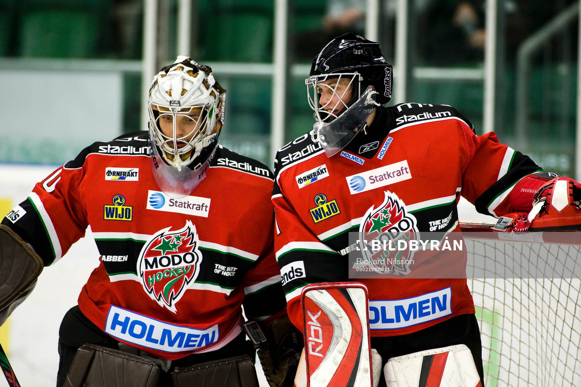 Michal Zajkowski och Niklas Svedberg, målvakt