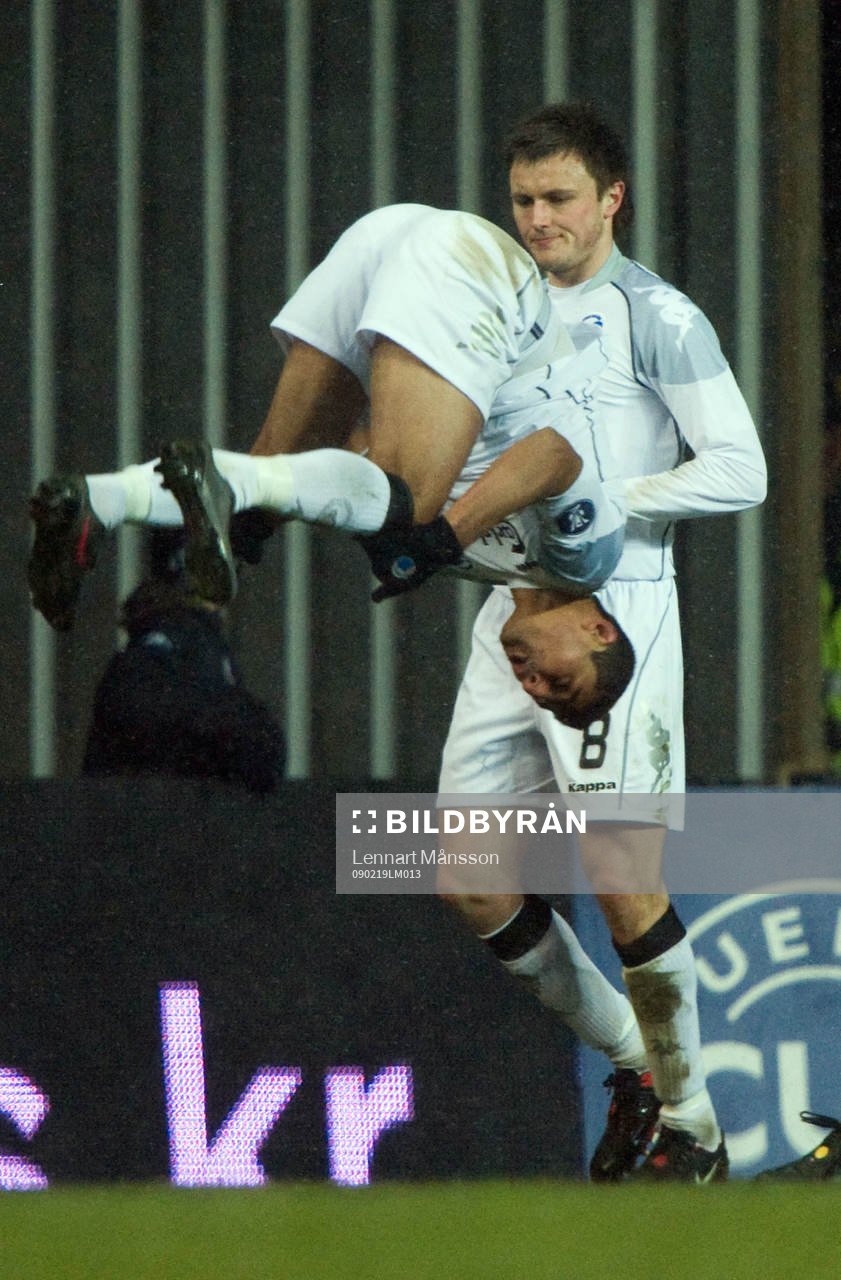 1-1 Ailton Almeida (f.d. Örgryte) som gör en dubbel volt
