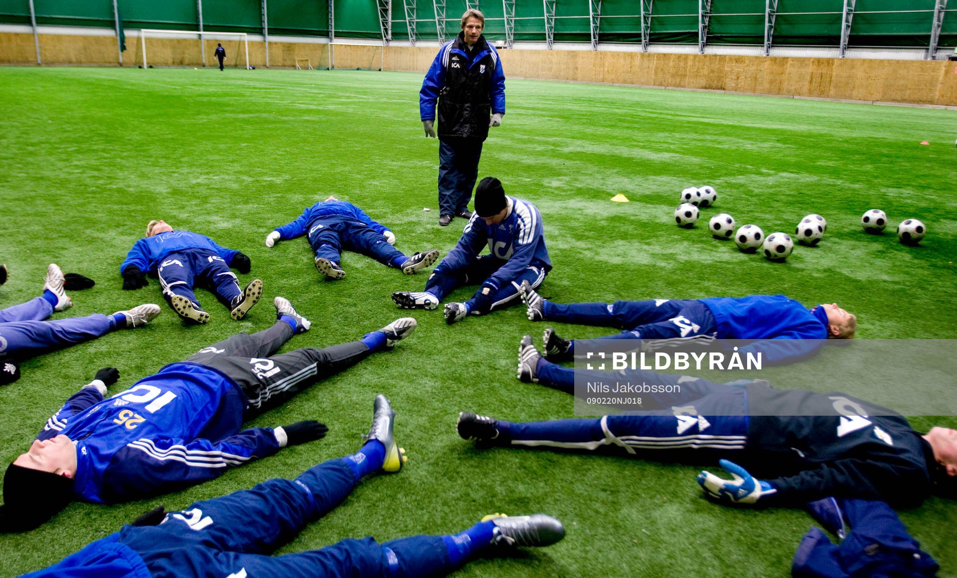 IFK tränar tidigt på morgonen. Eijlert Björkman