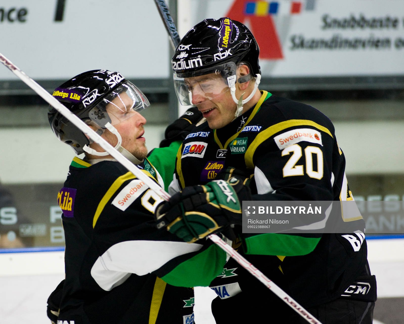 Eero Somervuori och Anders Bastiansen, jubel