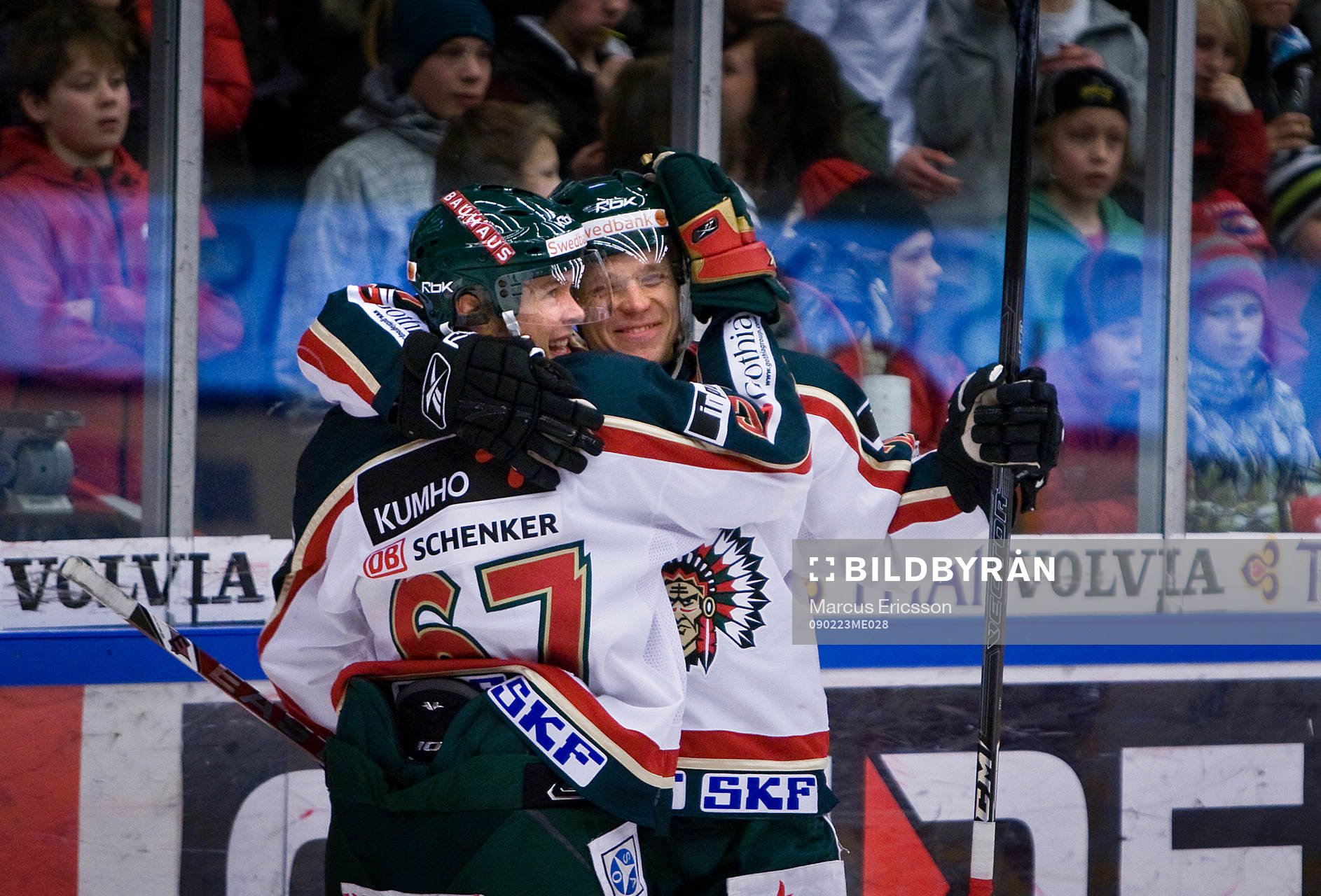 John Pohl och Janne Niskala, Frölunda jubel