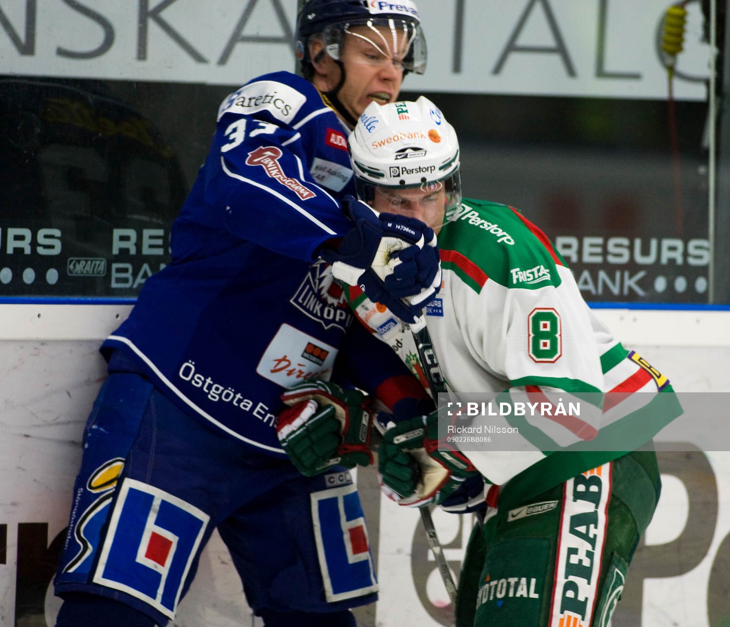Fredrik Emvall, Linköping och Mathias Porseland, Rögle