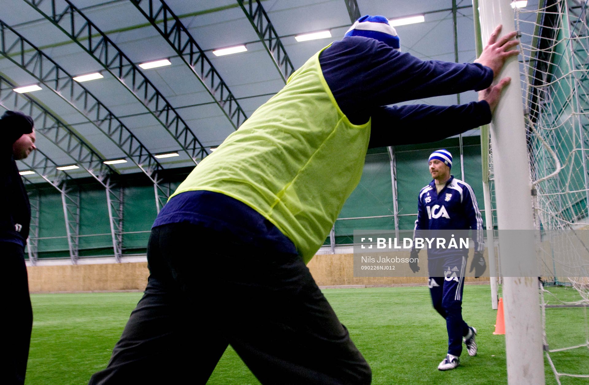IFK Göteborg har sponsorfotboll. Håkan Mild och Magnus