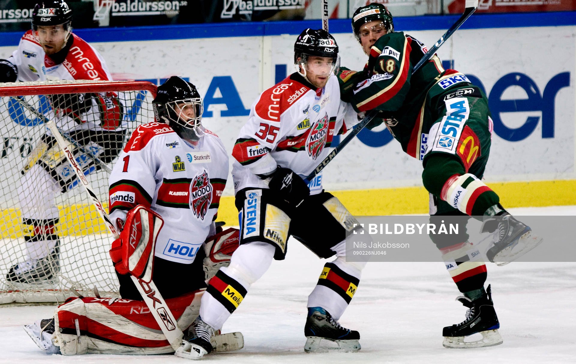 Niklas Svedberg, målvakt, Pierre Hedin, Modo, Joakim