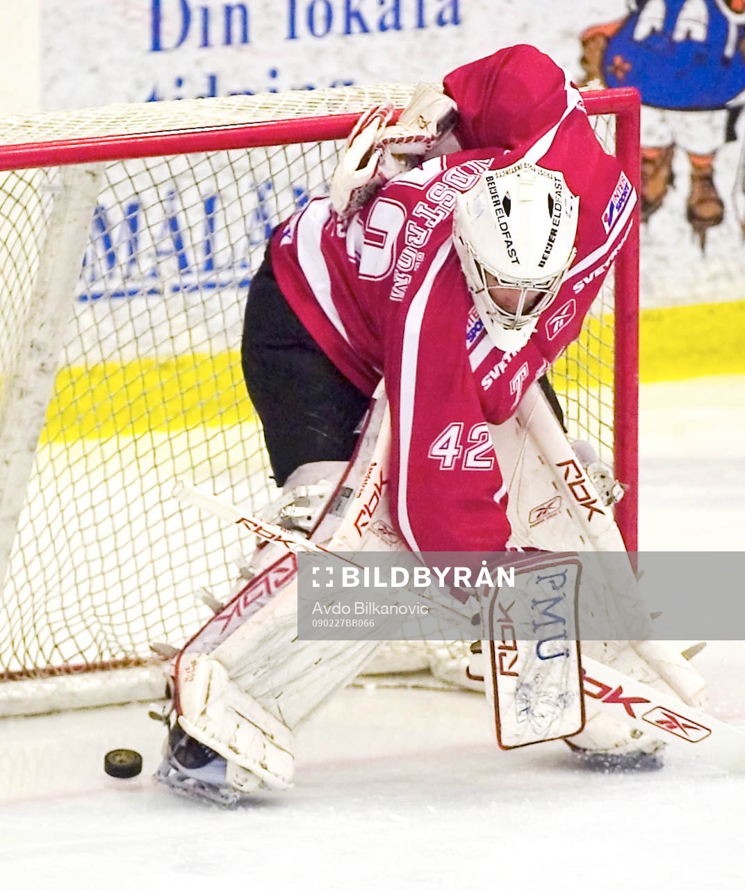 Petter Sandström, målvakt, Troja