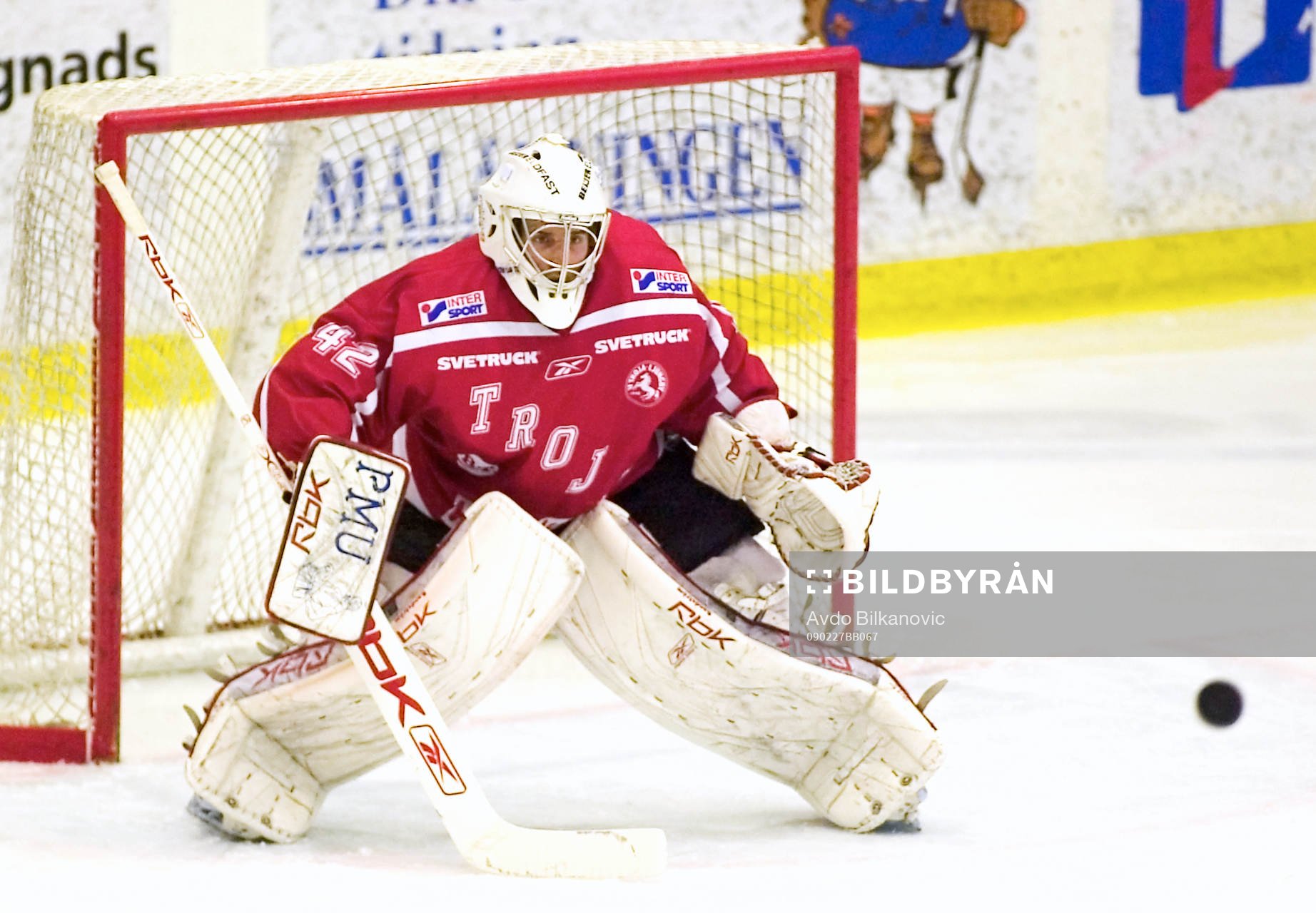 Petter Sandström, målvakt, Troja