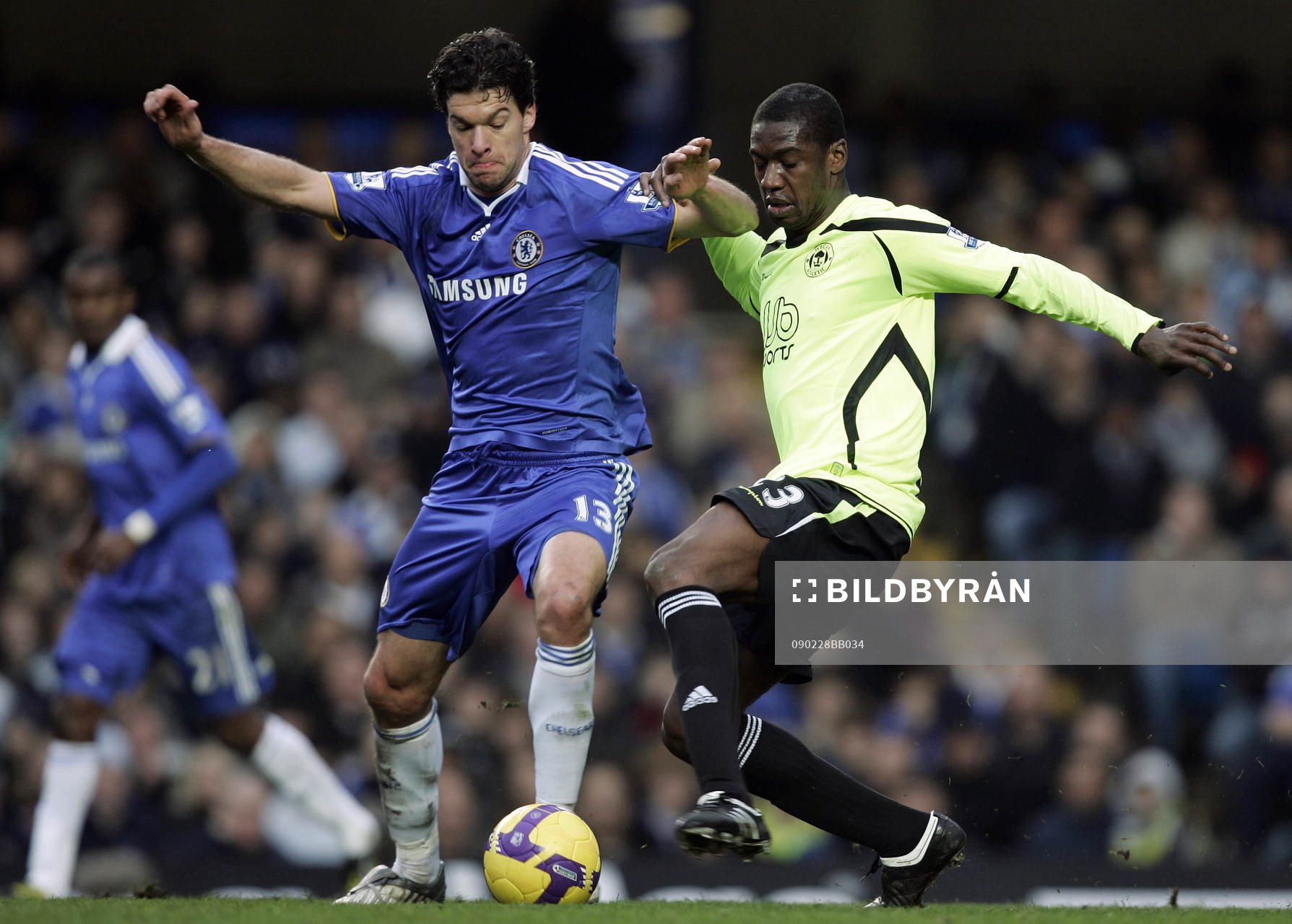 Michael Ballack, Chelsea och Olivier Kapo, Wigan