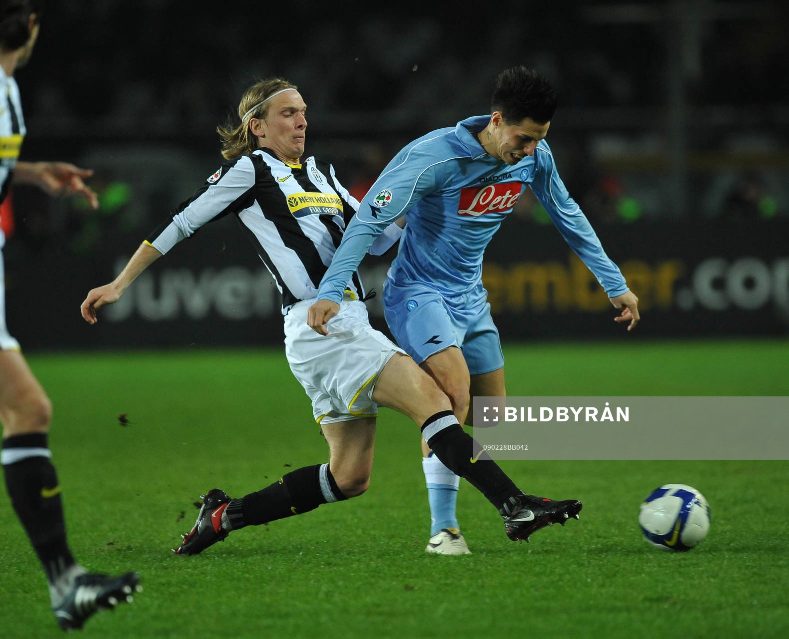  POULSEN, Juventus och HAMSIK, Napoli