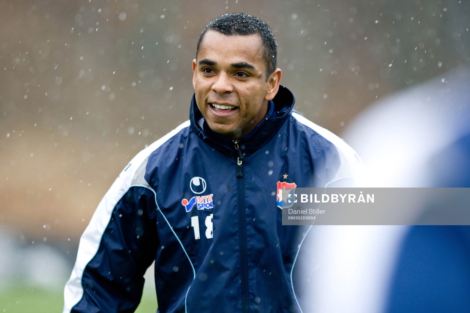 Alvaro Santos första träning med Örgryte