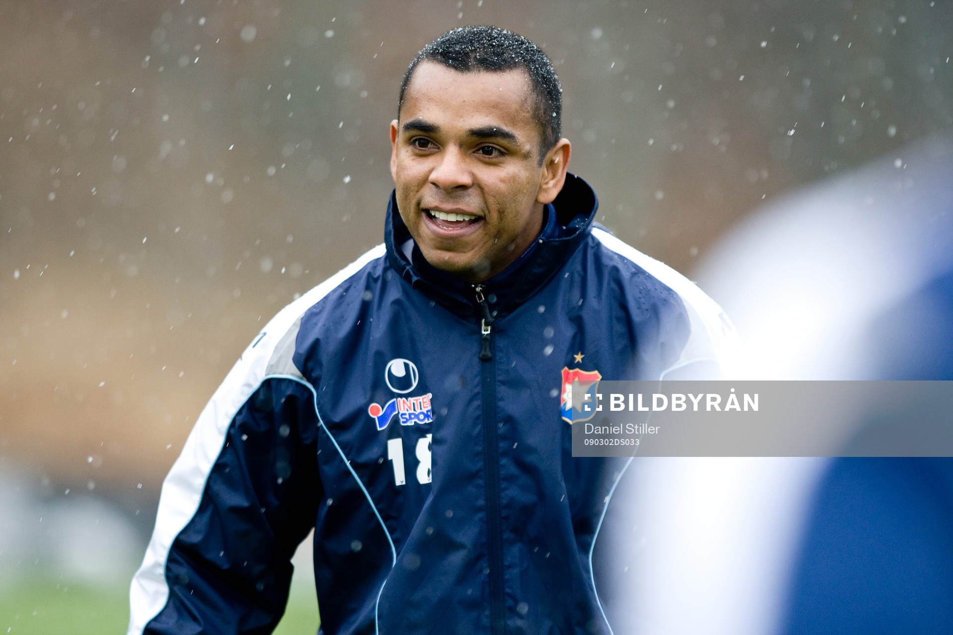 Alvaro Santos första träning med Örgryte