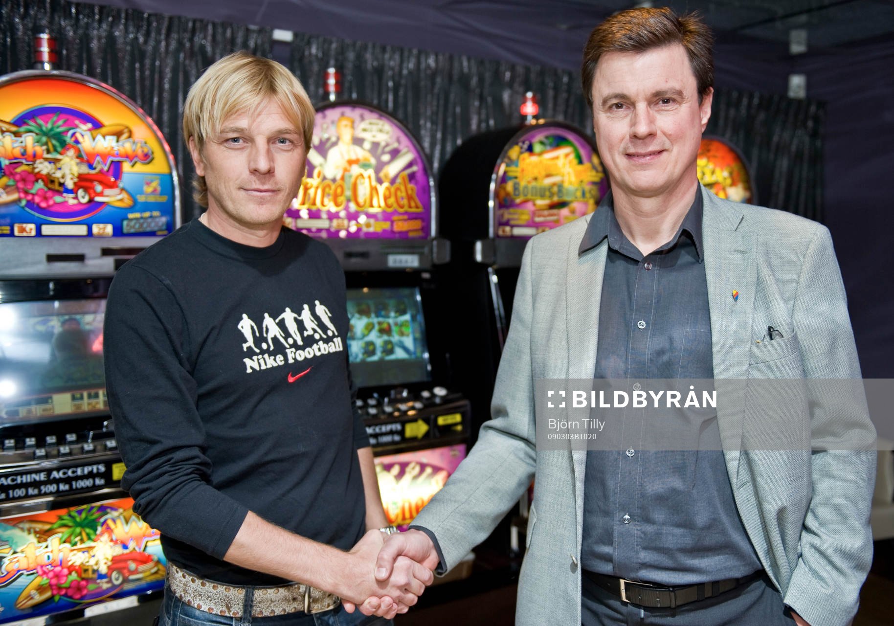 Tony Gustavsson, tränare, Hammarby och Göran Aral,
