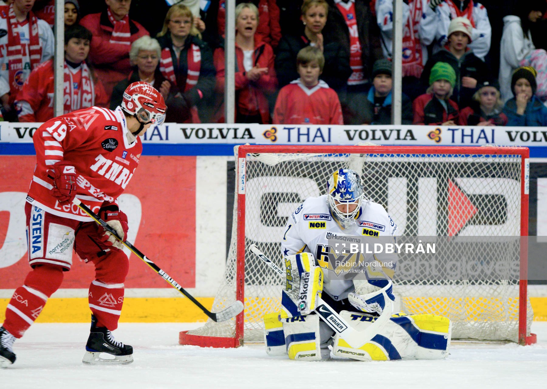Stefan Liv, Målvakt HV71 och Björn Svensson, Timrå