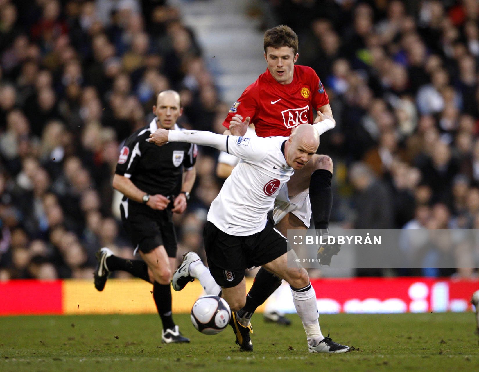 Andy Johnson, Fulham och Michael Carrick, Manchester United