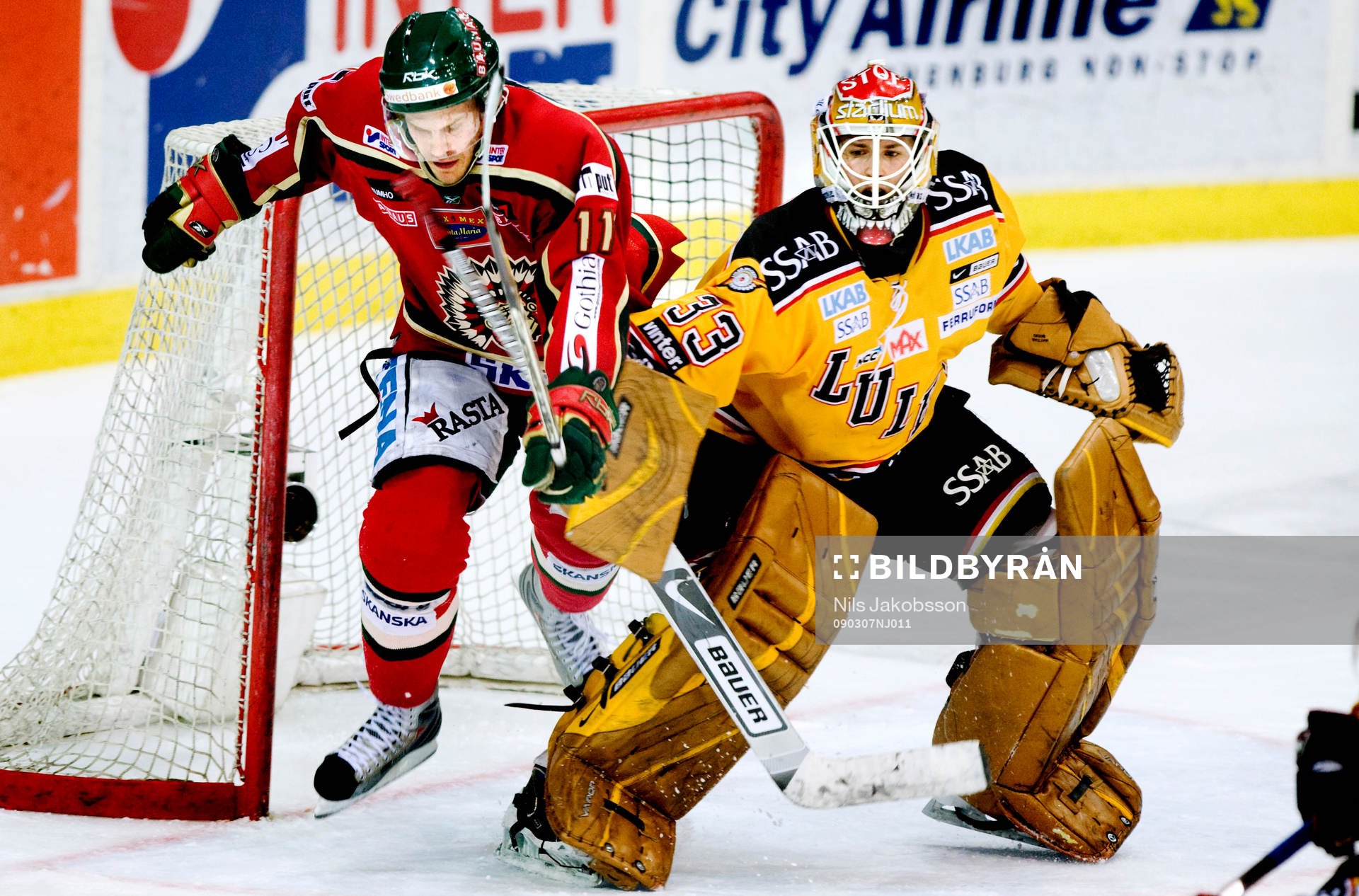 Magnus Kahnberg, Frölunda, Mattias Modig, målvakt, Luleå