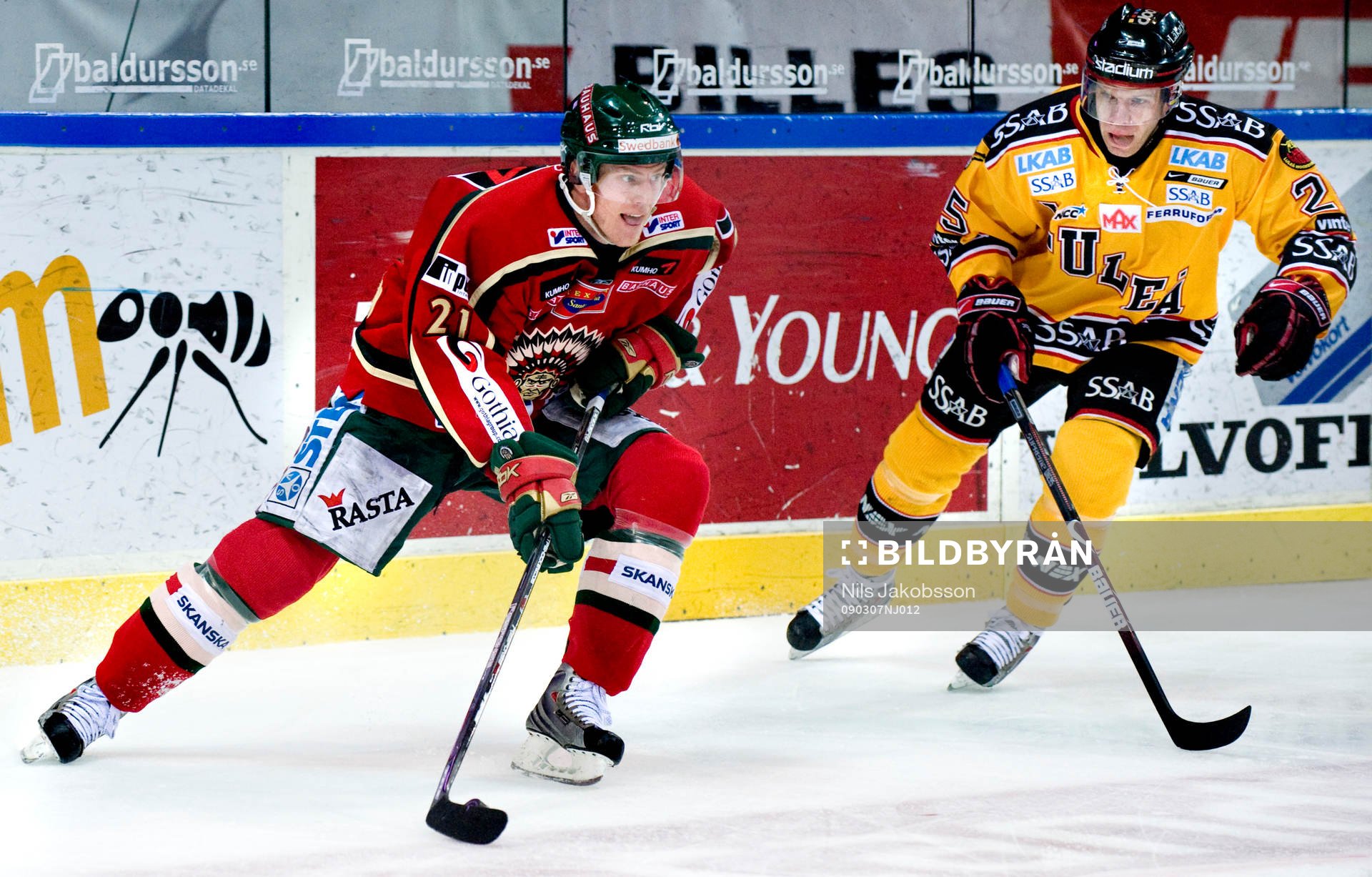 Mikael Johansson, Frölunda, Lubos Bartecko, Luleå