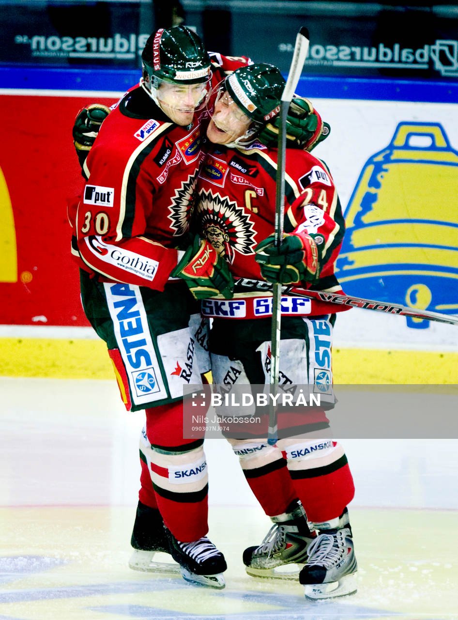 Jonas Johnson, Niklas Andersson,  jubel