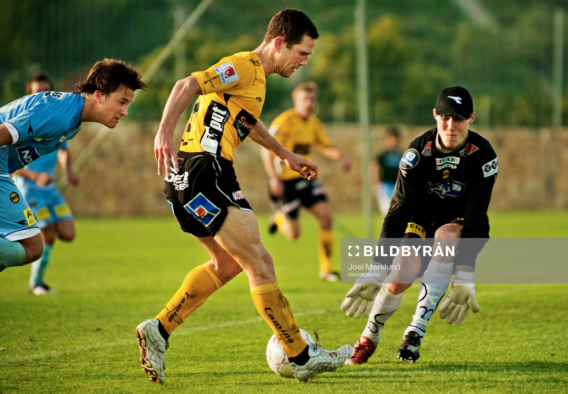 Martin Ericsson, Elfsborg, springer ifrån en försvarare