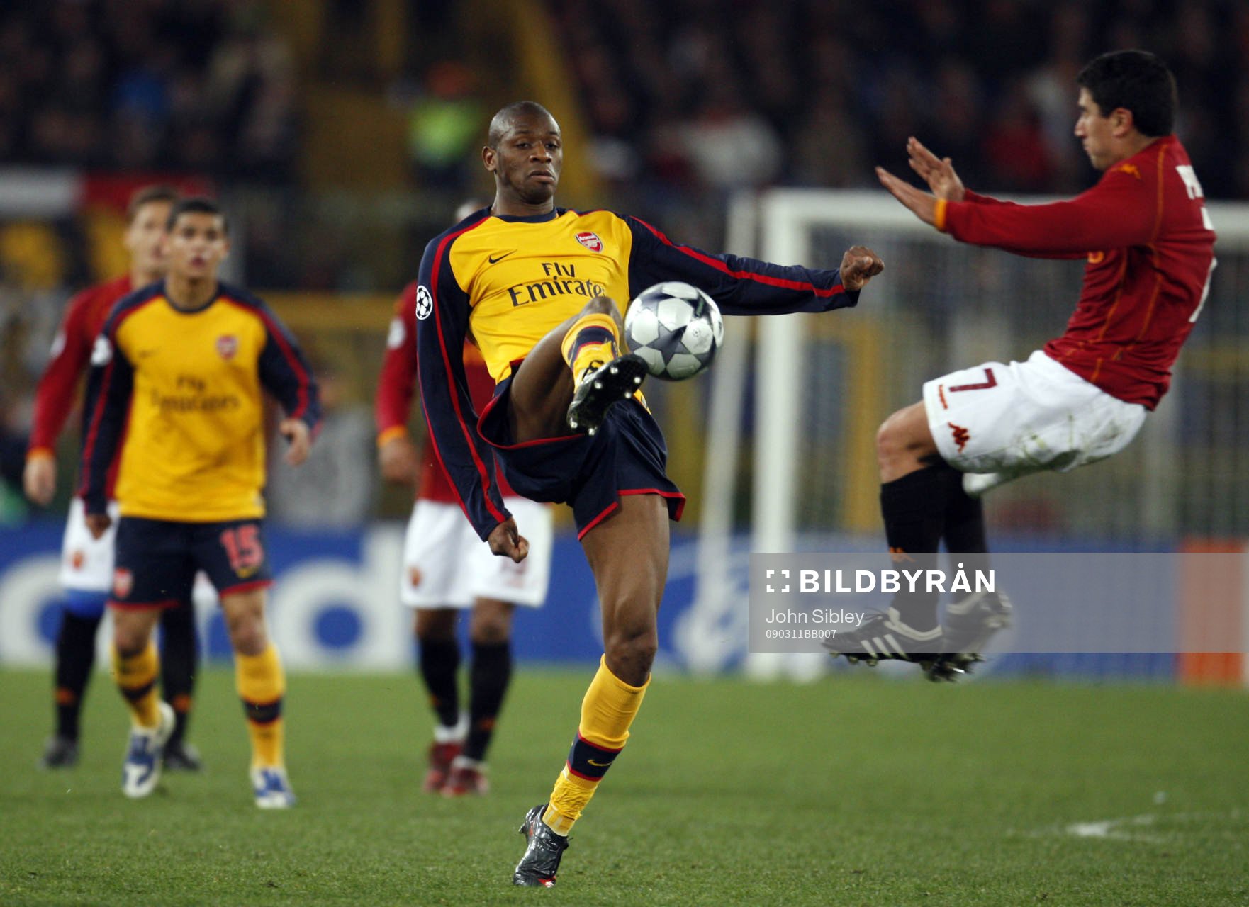 Abou Diaby, Arsenal och David Pizarro, Roma