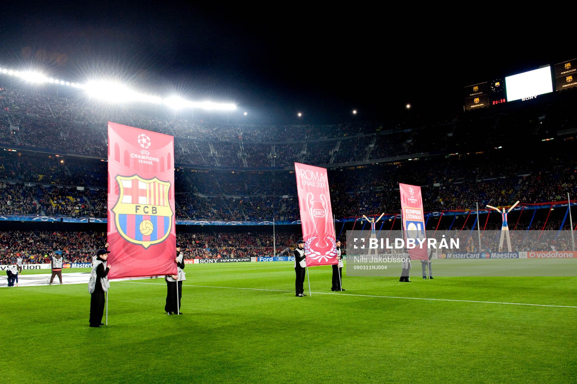 Camp Nou innan matchen