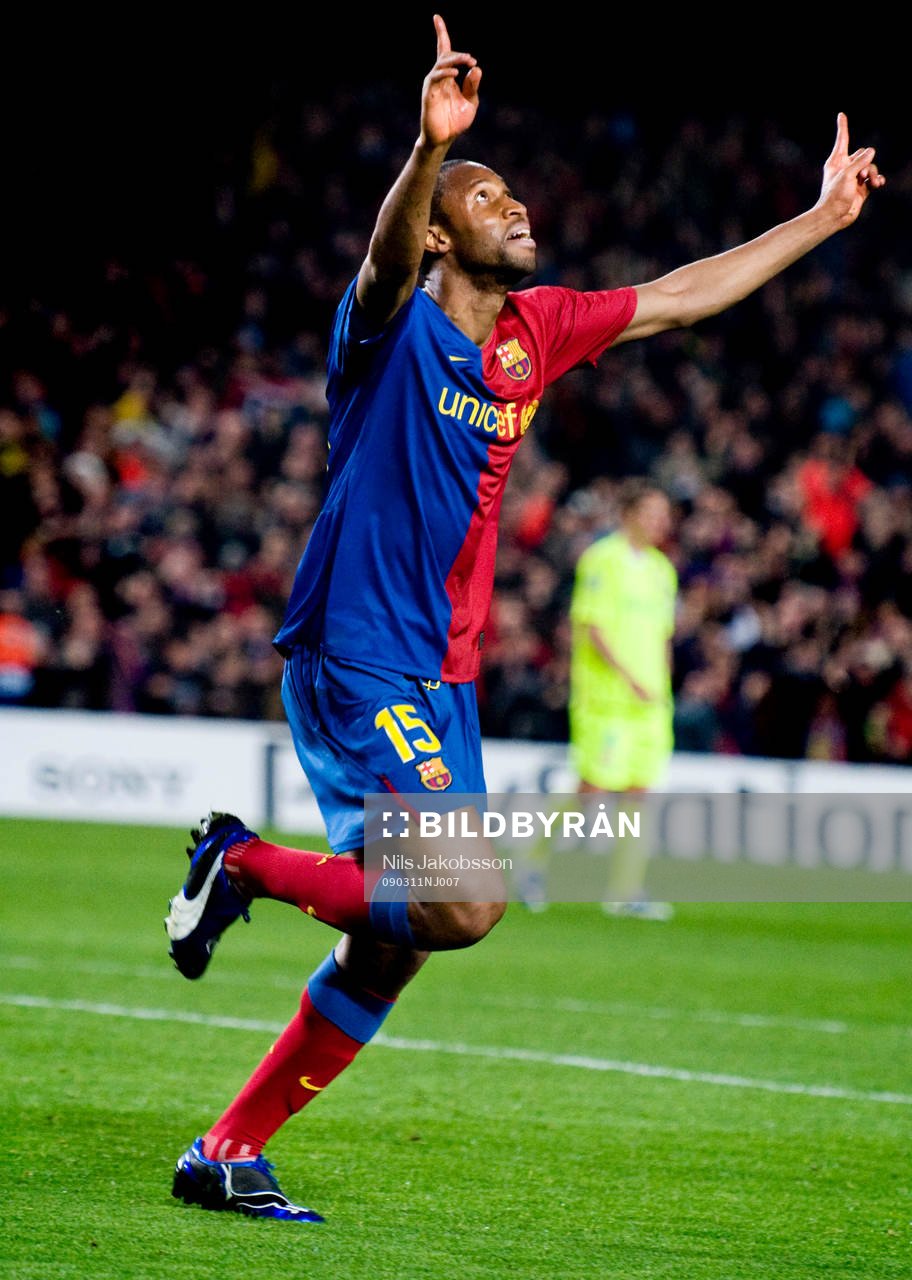  Seydou Keita, Barcelona jubel.
