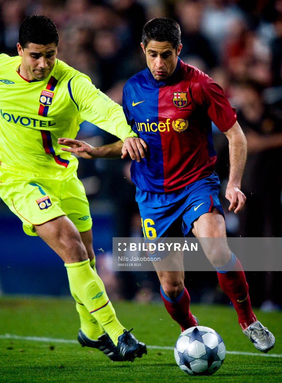   Ederson, Lyon, Sylvinho, Barcelona.