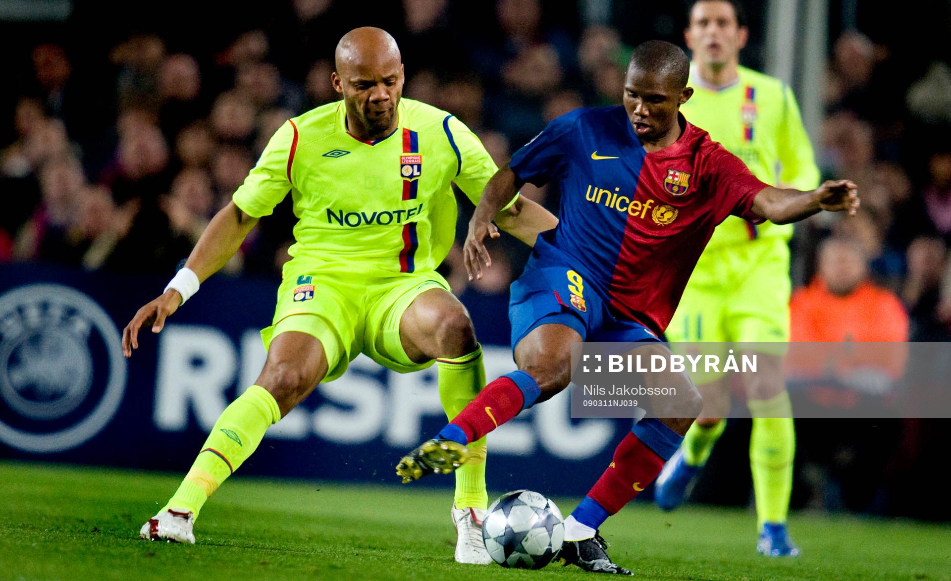 Jean-Alain Boumsong, Lyon, Samuel Eto, Barcelona