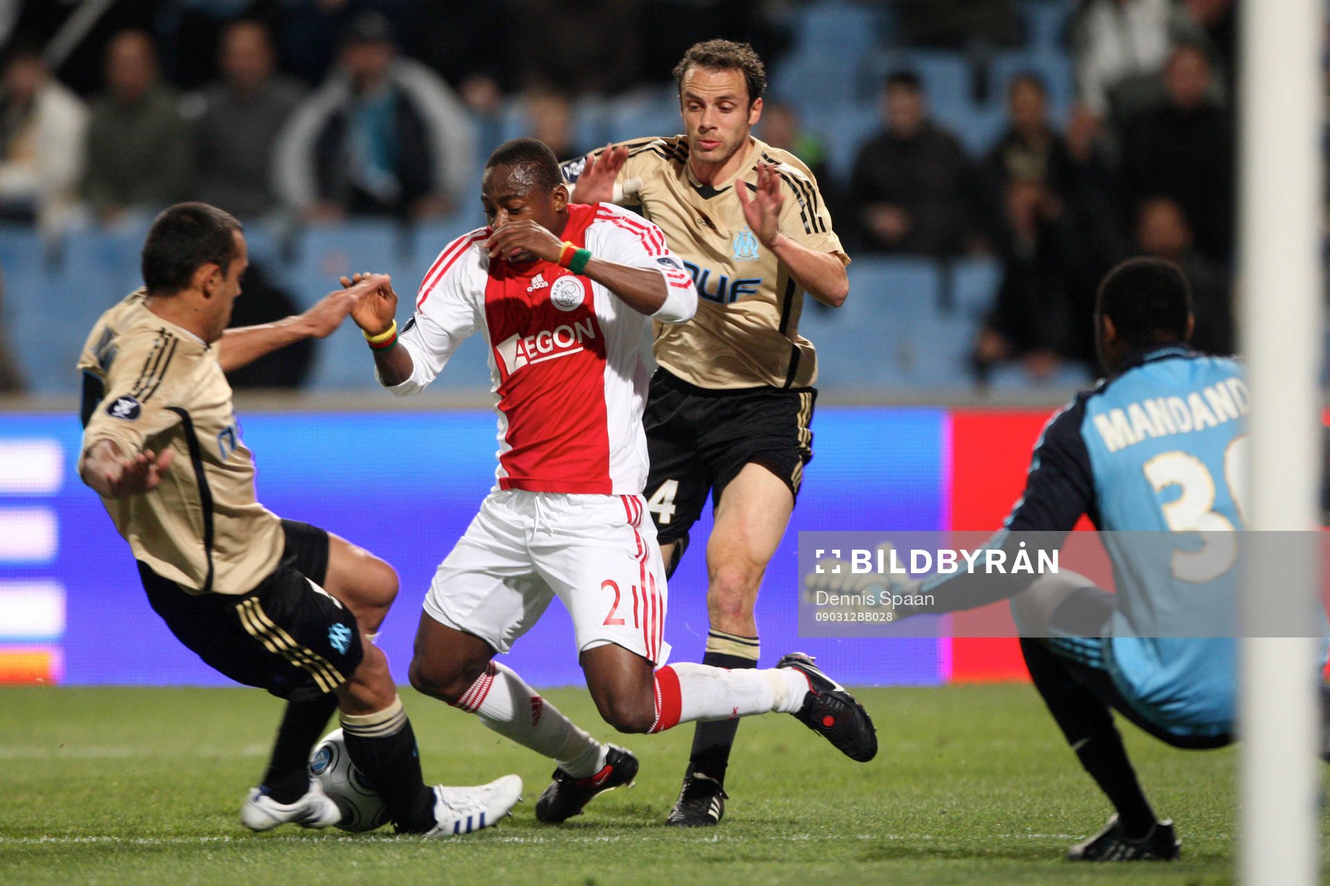Fotboll, UEFA-Cupen, Marseille - Ajax