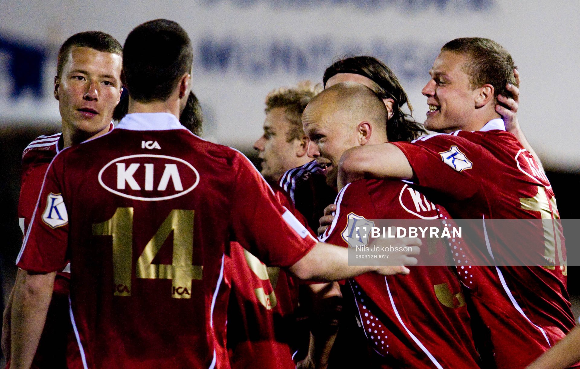 Ragnar Sigurdsson, IFK Göteborg, kramas om, jubel