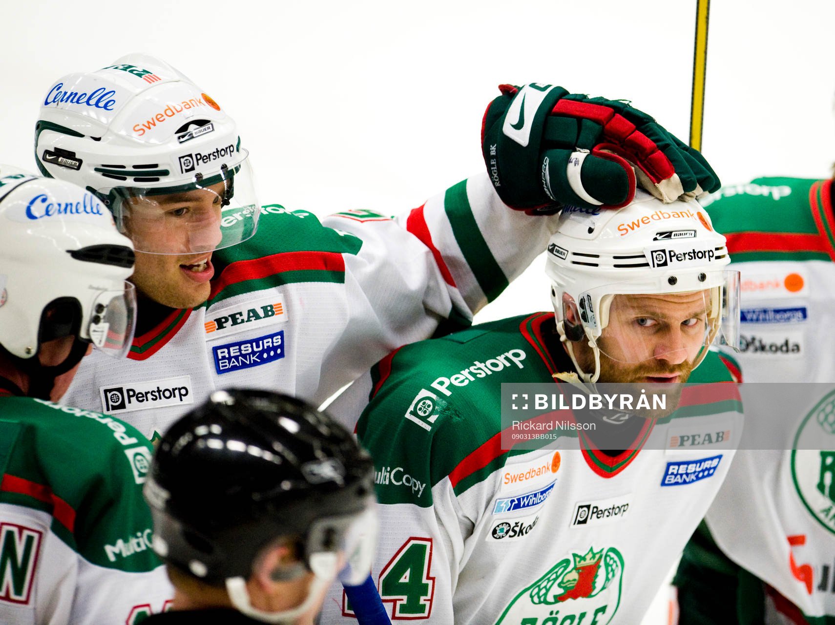 Richard Demén-Willaume och Mikael Gath,  jubel
