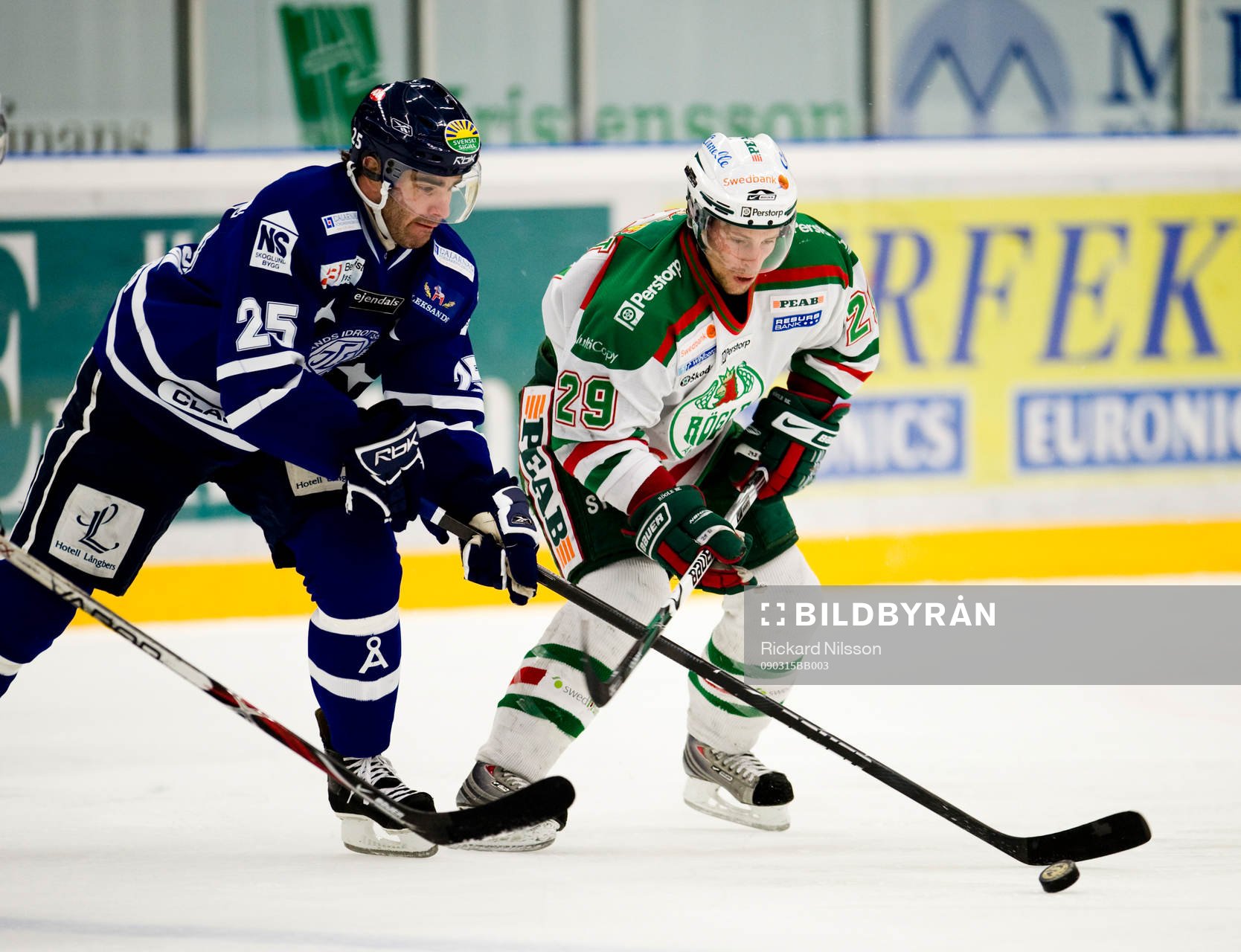 Mathias Johansson, Leksand och Chris Abbott, Rögle