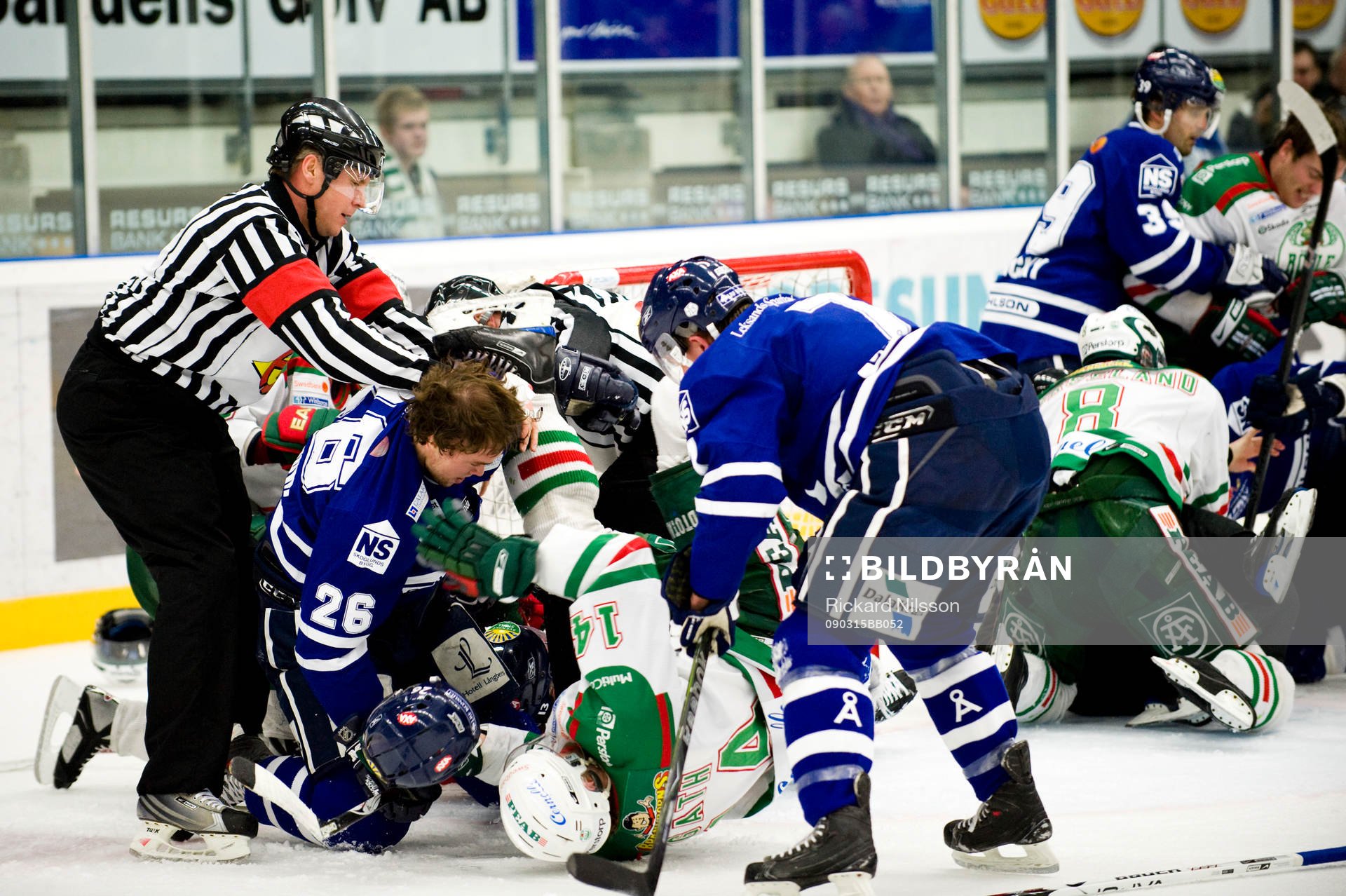 Mikael Gath, Rögle och Per Anton Lundström, Leksand, Ulf