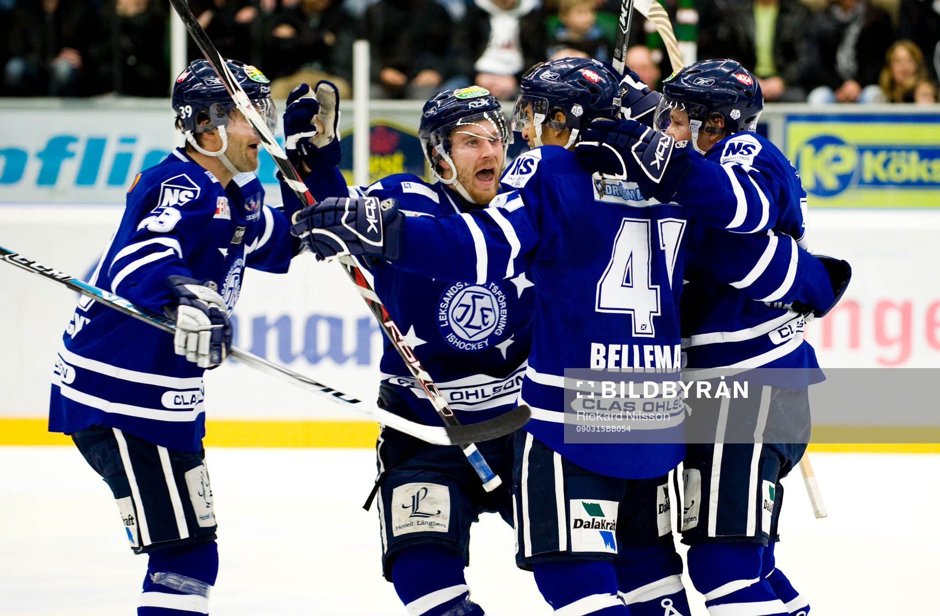 Pierre-Edouard Bellemare, Leksand, jubel