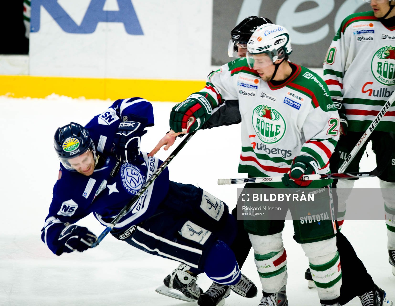 Johan Eneqvist, Leksand och Cam Abbott, Rögle