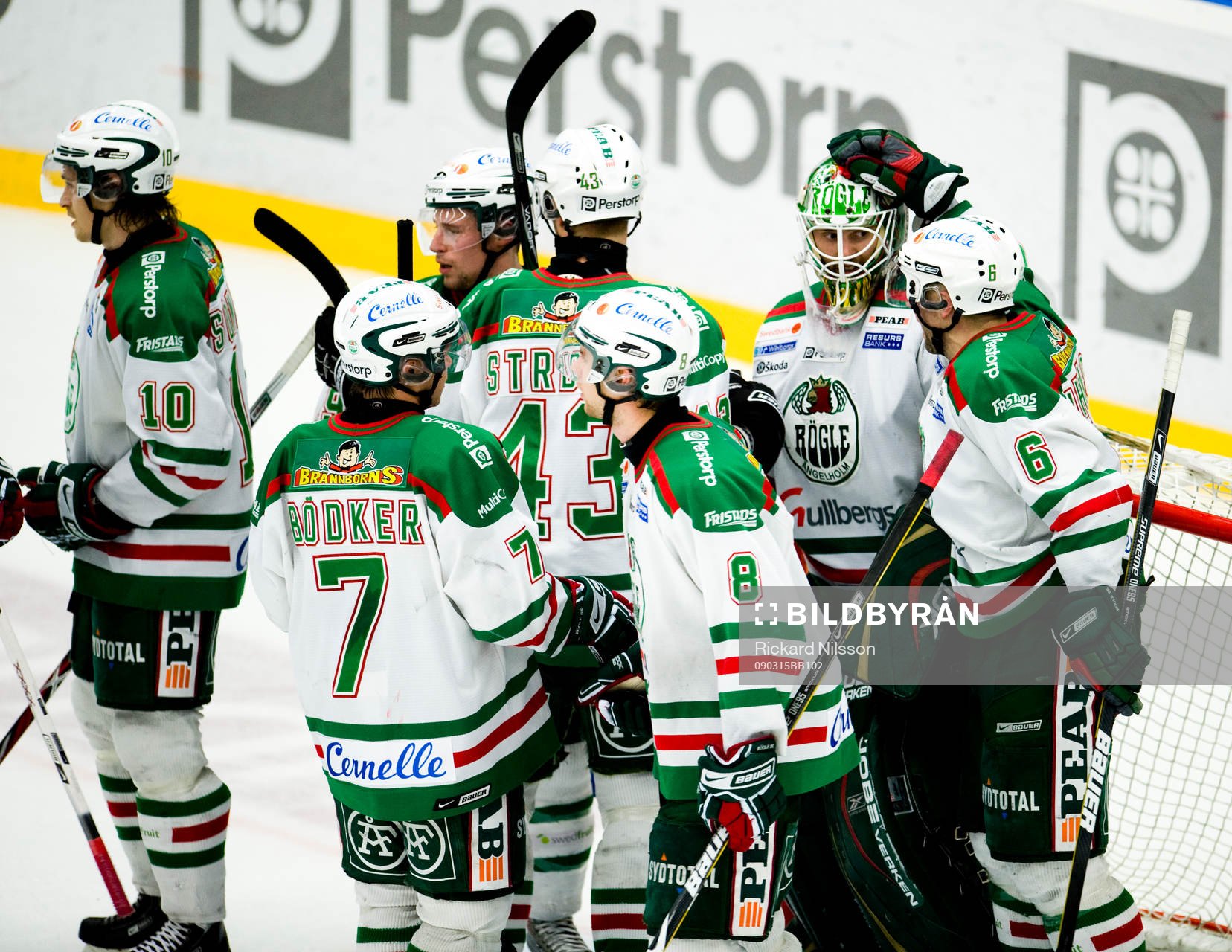 Cristopher Nihlstorp, målvakt, Rögle, jubel