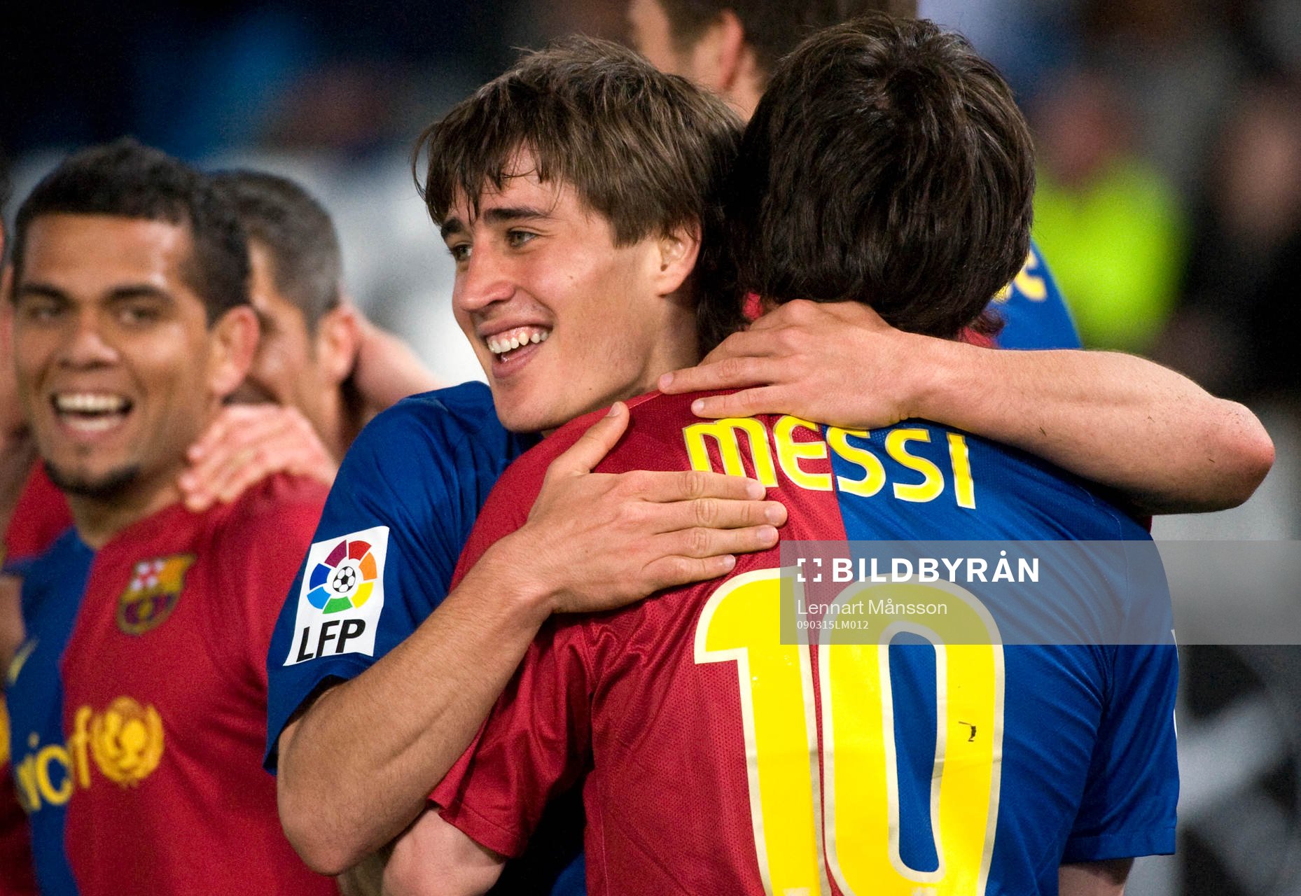 Bojan kramar om Messi. Jubel, glädje, kram