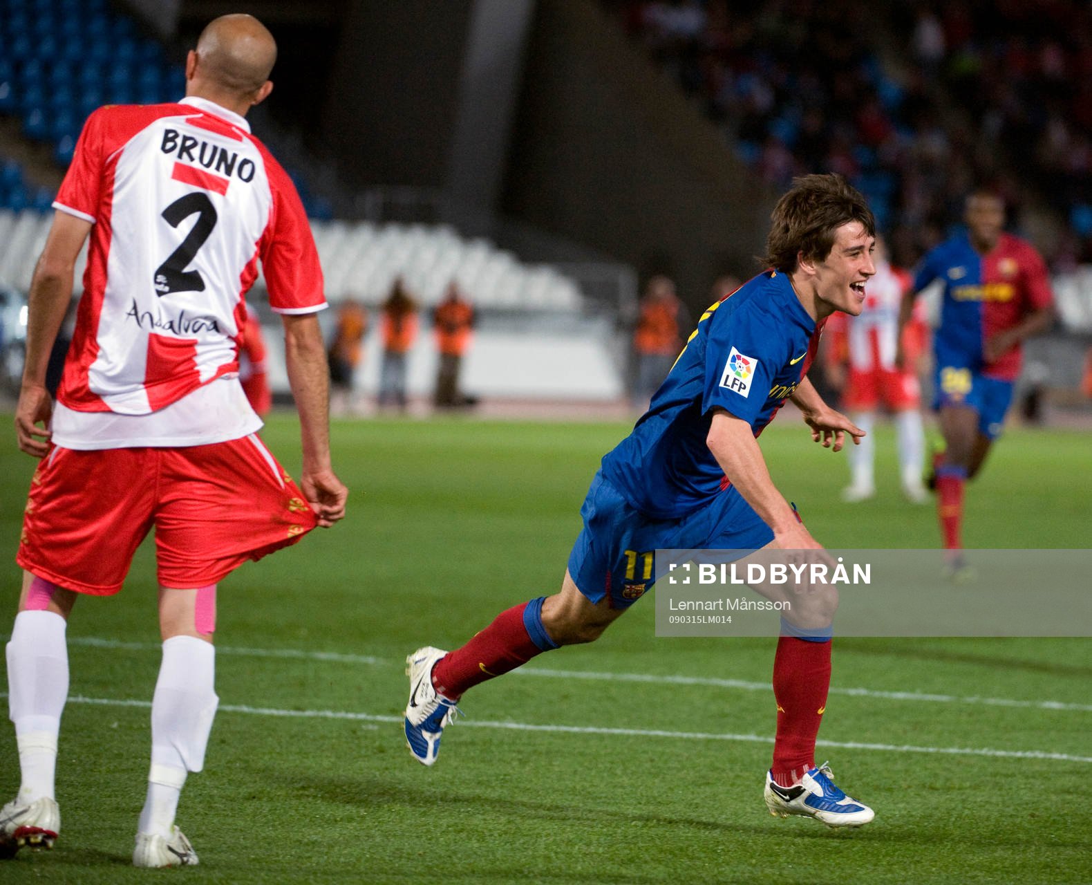 Bojan, Barcelona, jubel
