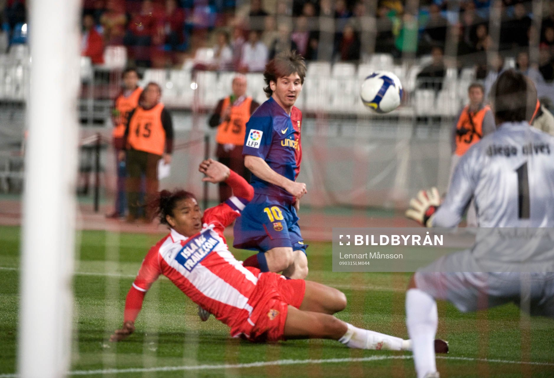 Acasiete, Almeria och Lionel Messi, Barcelona