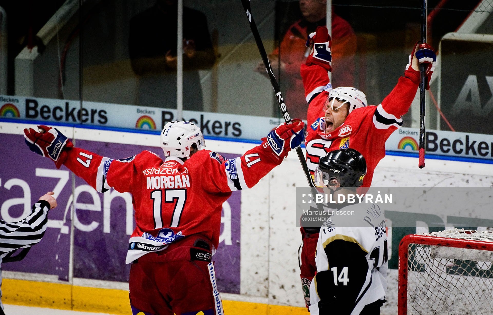 Jason Morgan och Dragan Umecevic, Södertälje jubel