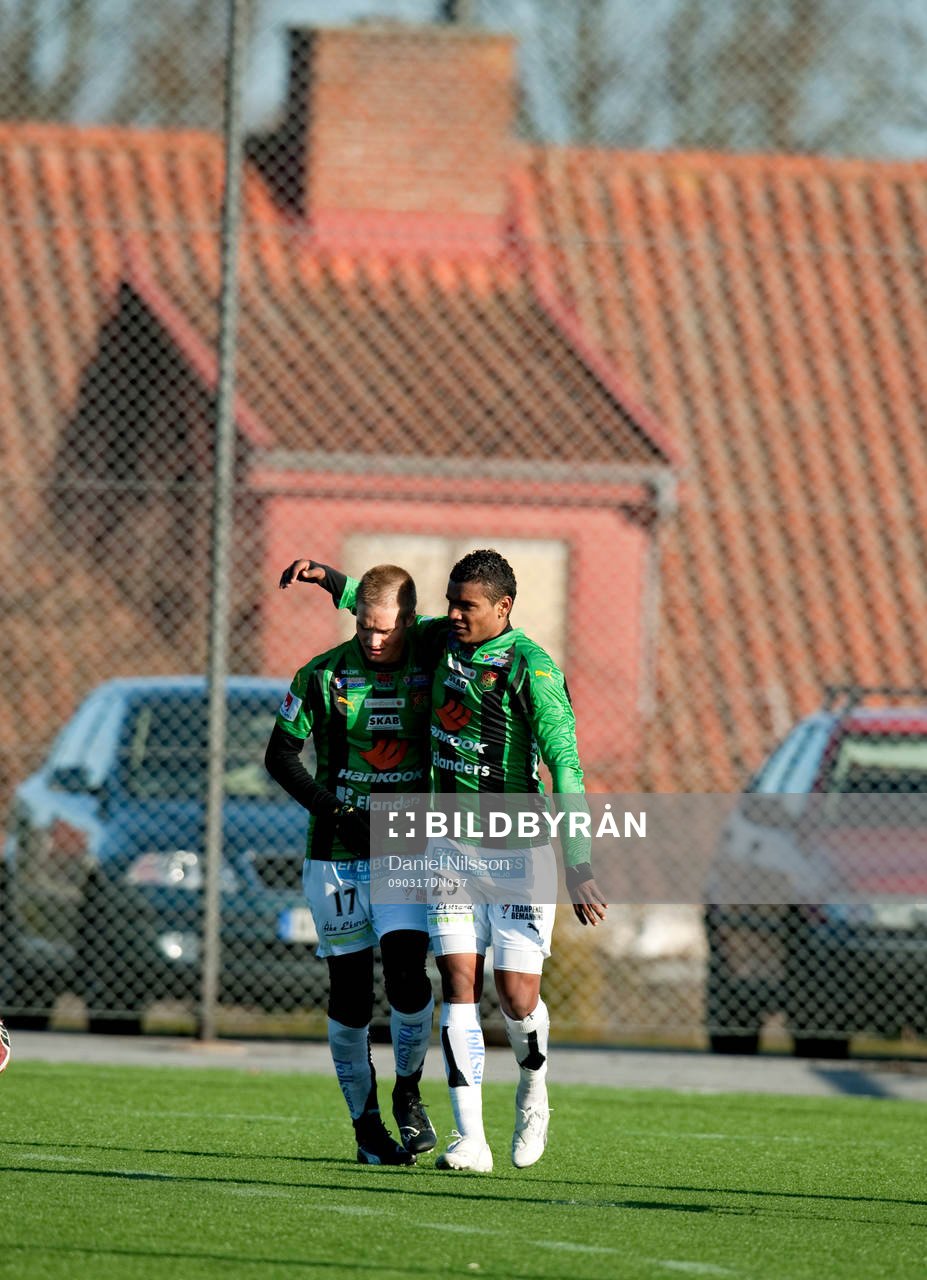 Johan Mårtensson och Wanderson Do Carmo, Gais, jubel