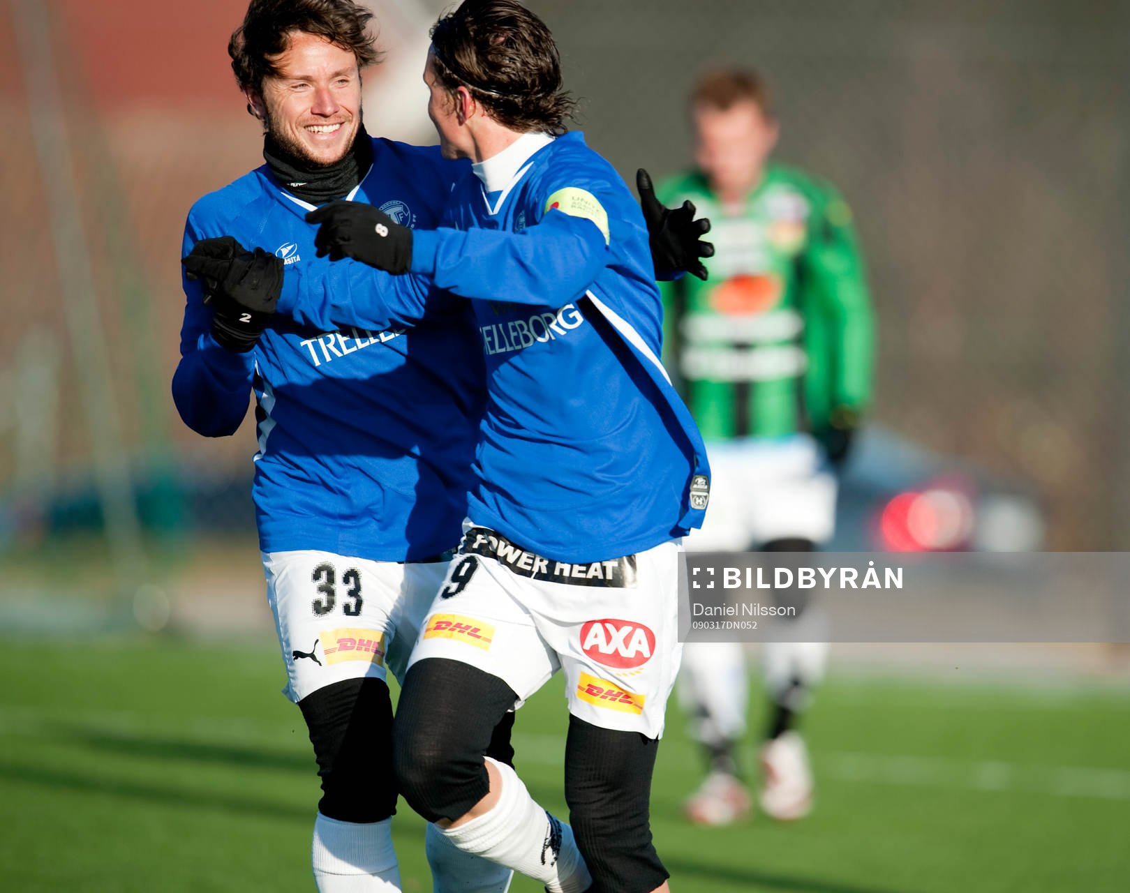 Mattias Nylund och Daniel Jovanovic, jubel