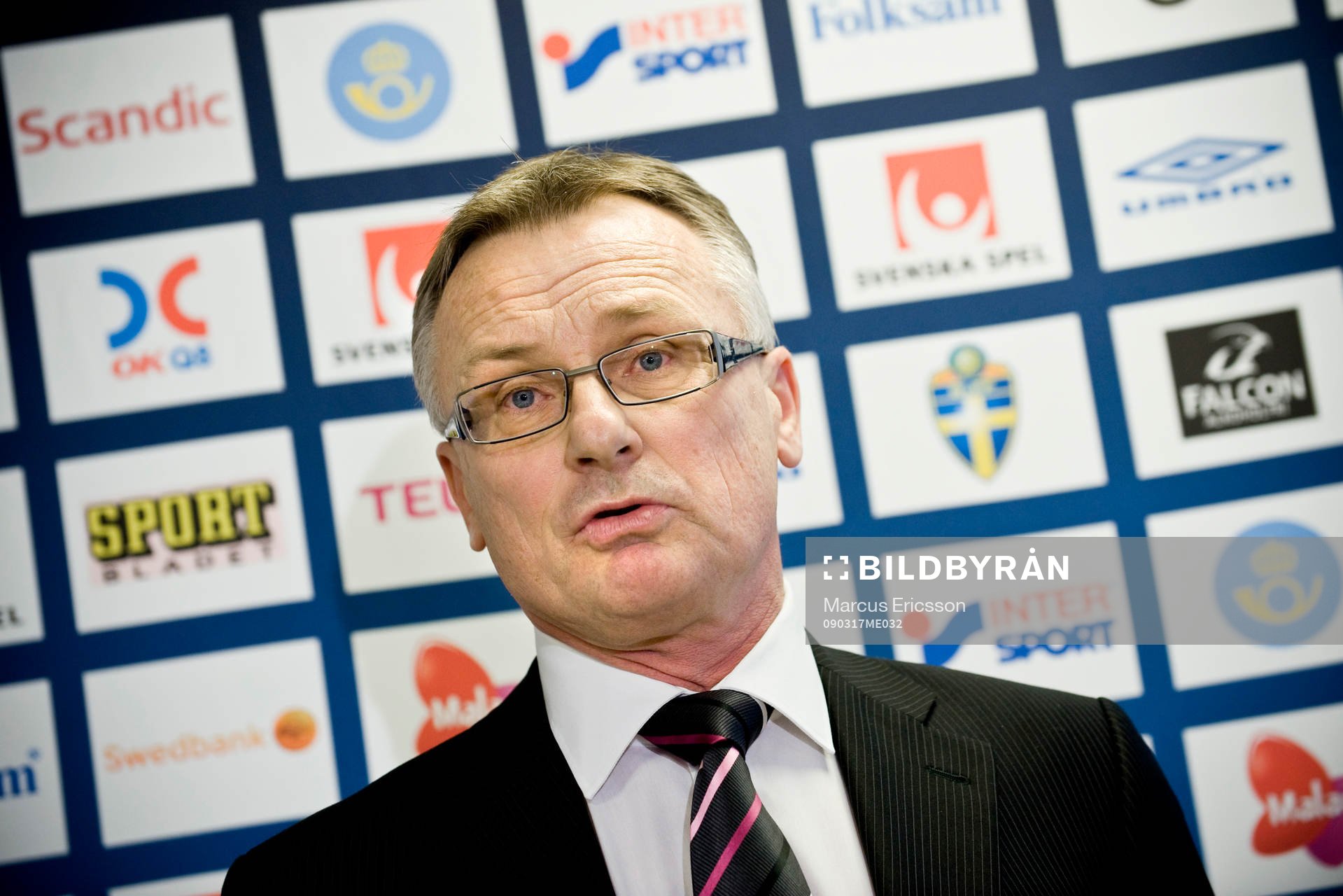 Presentation av truppen mot Portugal. Roland Andersson,