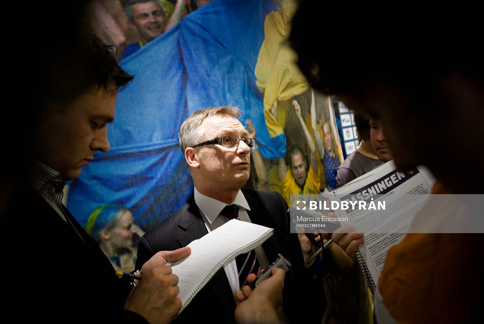 Presentation av truppen mot Portugal. Roland Andersson,