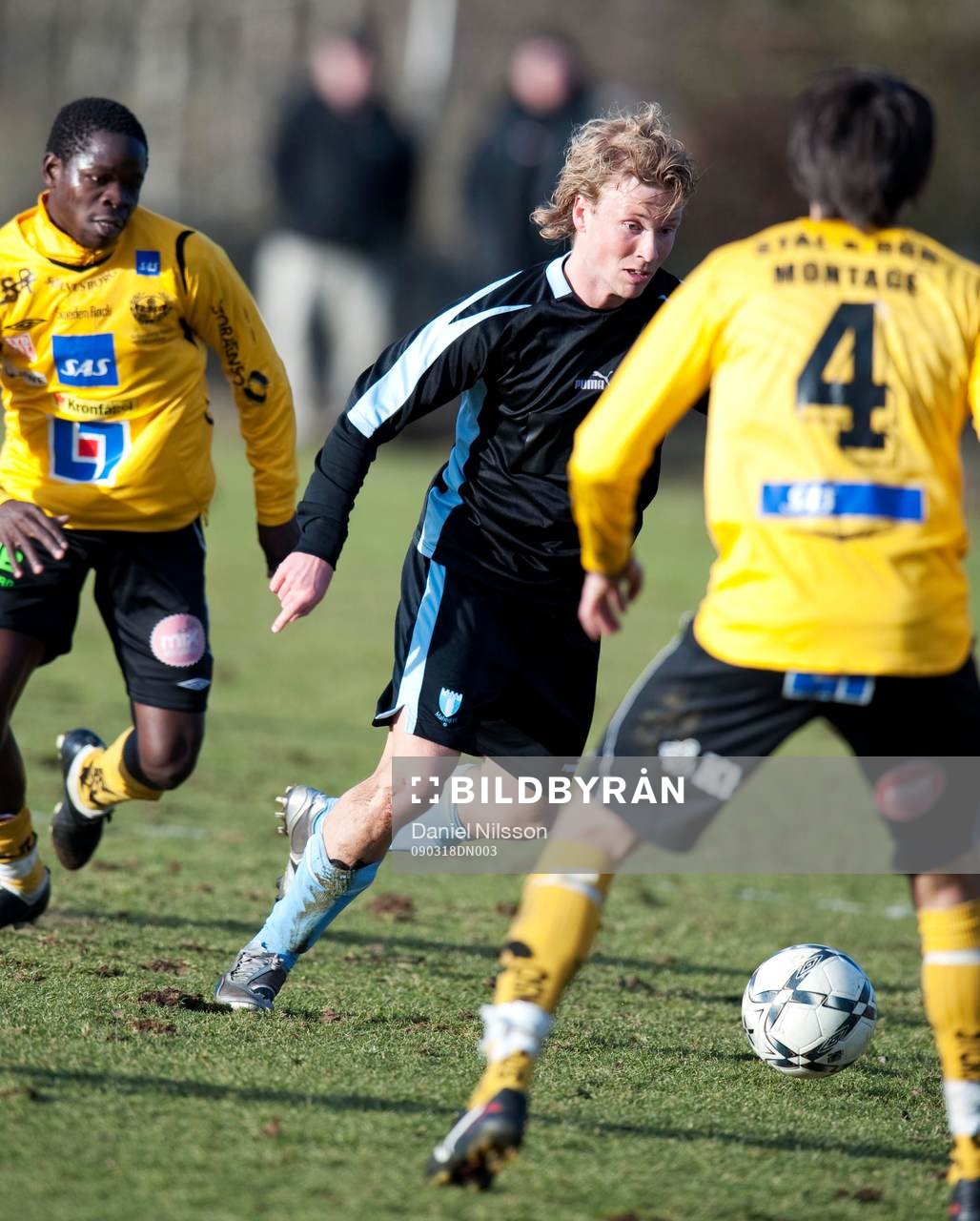 Rick Kruys, Malmö och Patrick Osiako och Daniel Ivanovski,