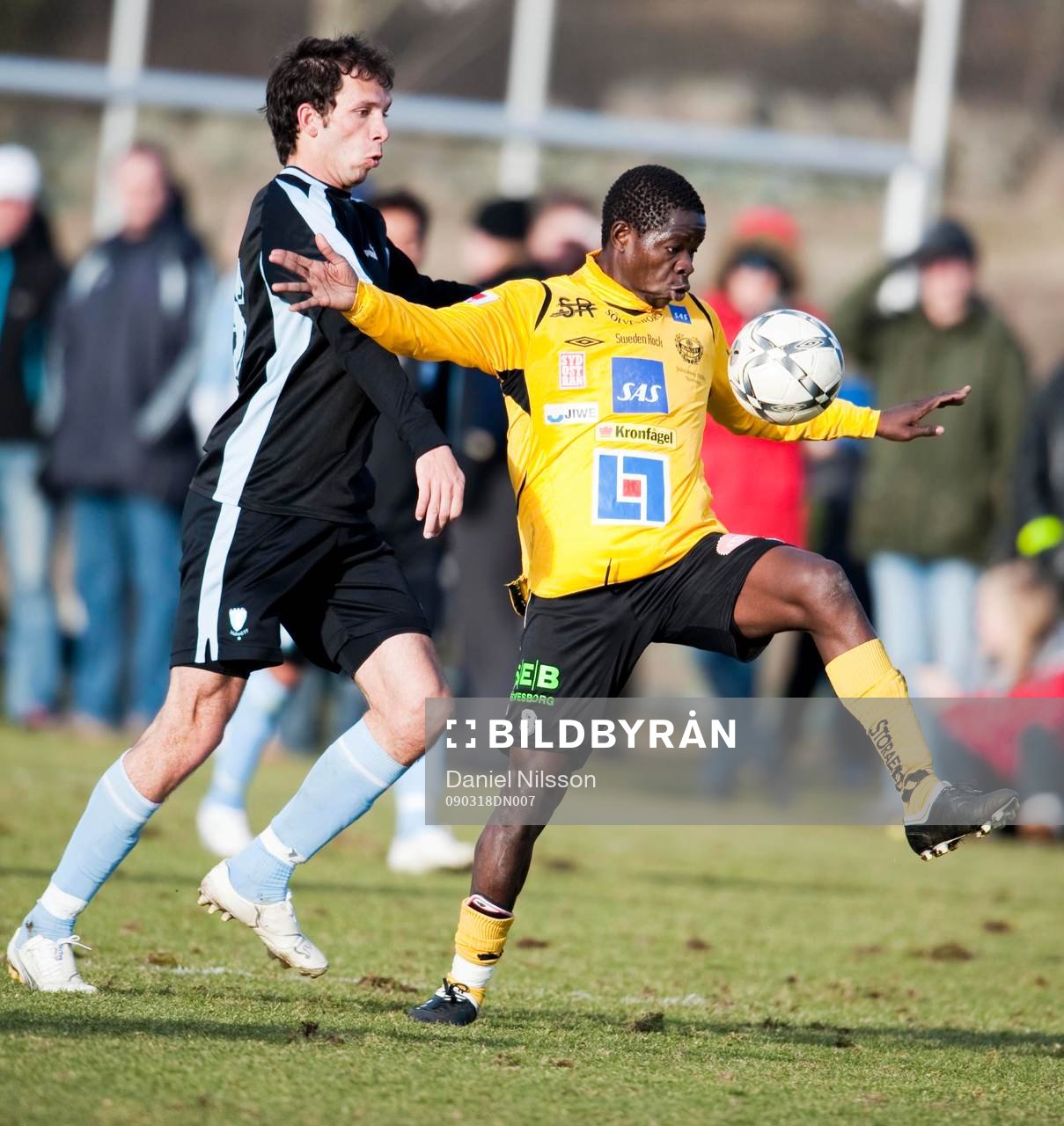 Miljan Mutavdizic, Malmö och Patrick Osiako, Mjällby