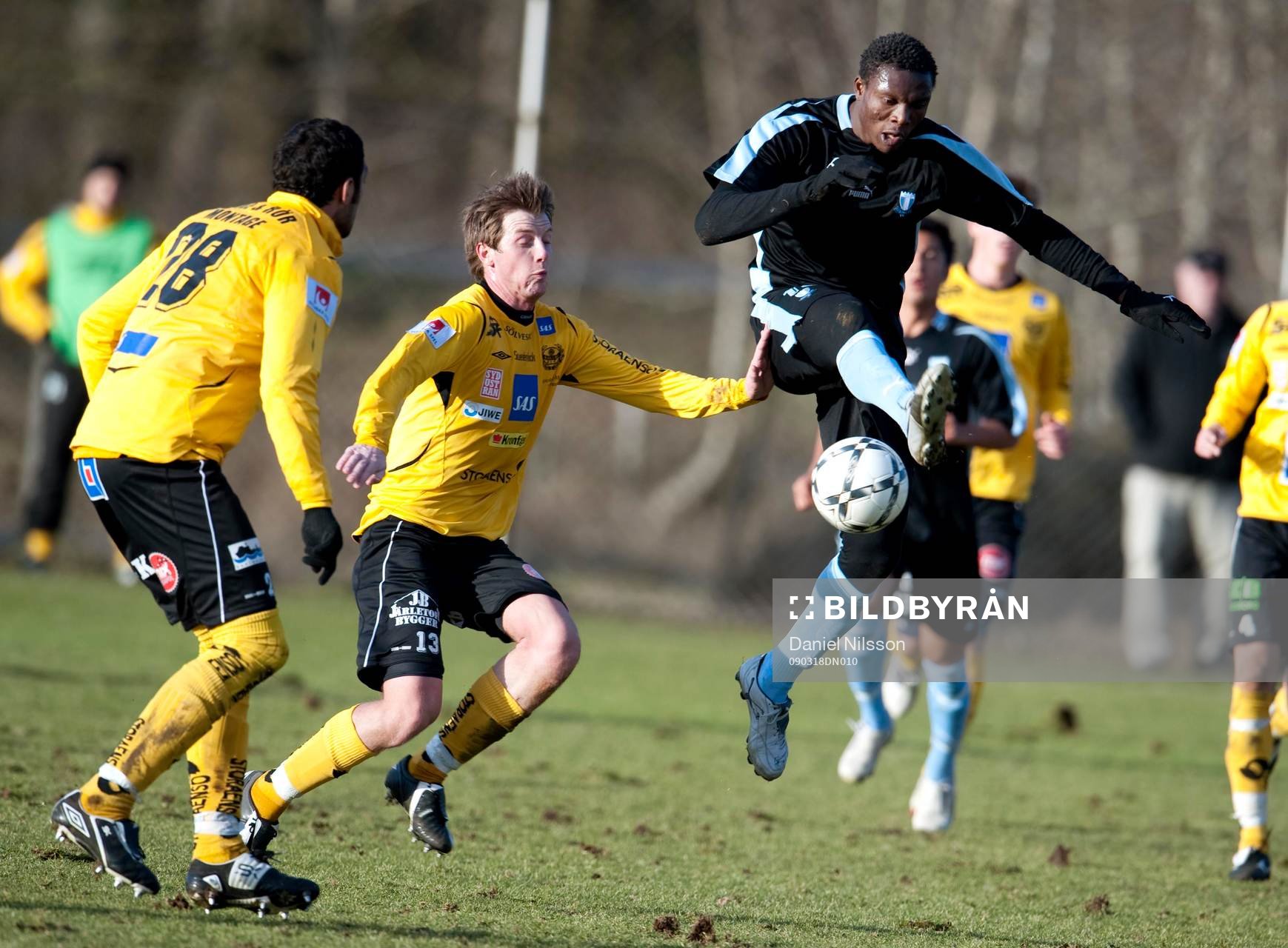 Edward Ofere, Malmö och Emanuel Svensson och Daniel