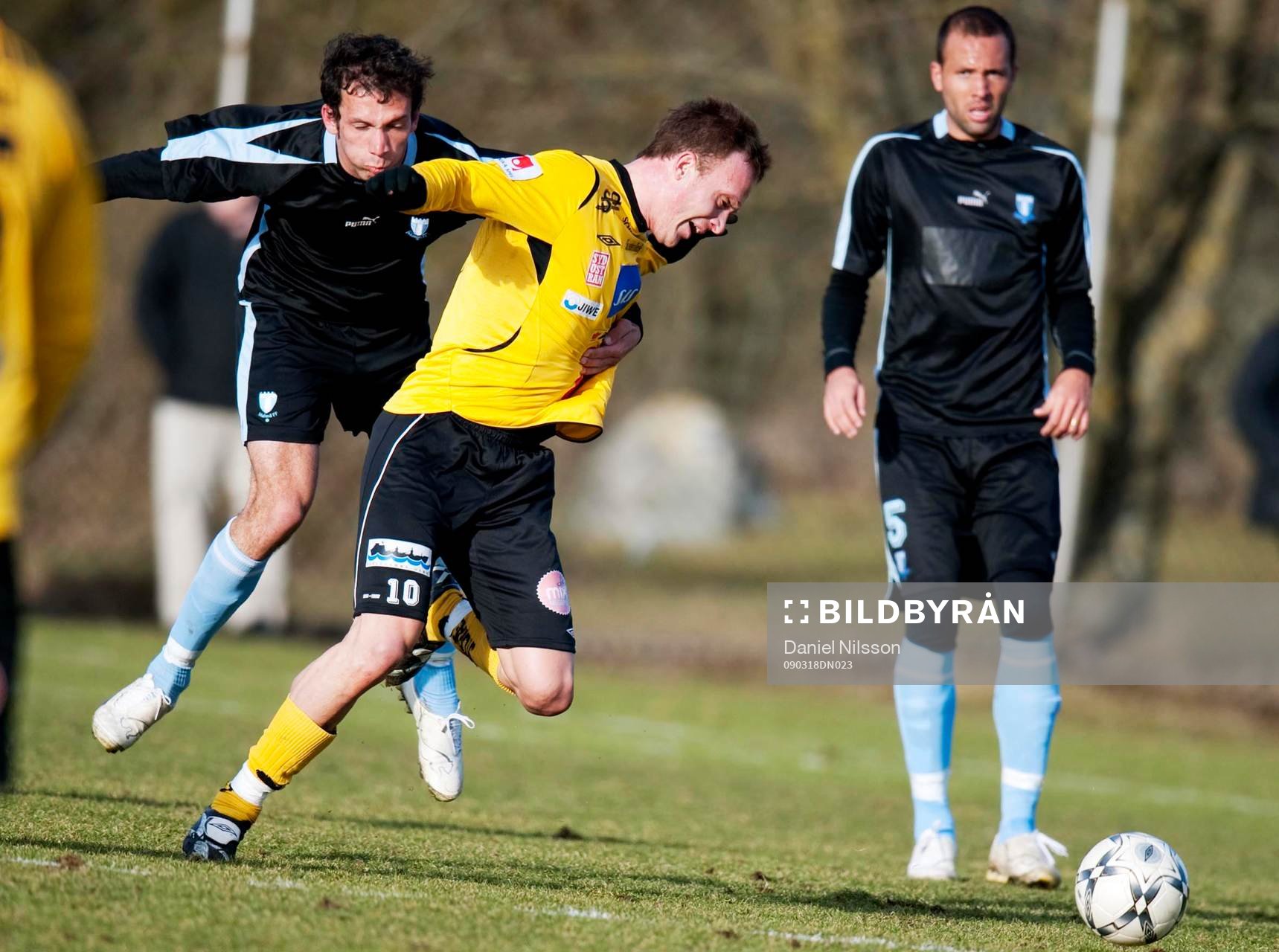 Marcus Ekenberg Mjällby och Miljan Mutavdizic, Malmö och
