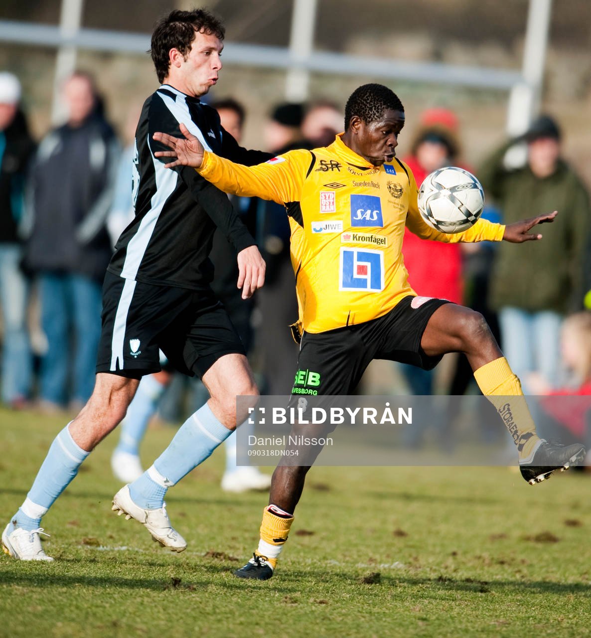 Miljan Mutavdzic, Malmö och Patrick Osiako, Mjällby