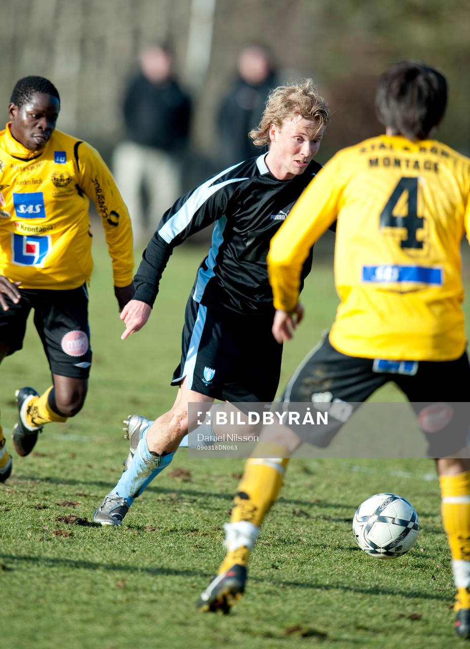 Rick Kruys, Malmö och Patrick Osiako och Daniel Ivanovski,