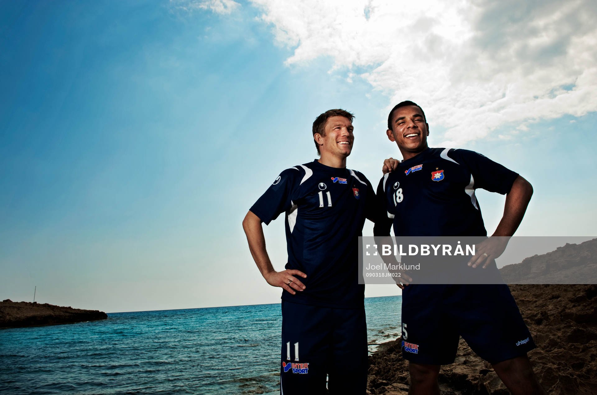 Marcus Allbäck och Álvaro Santos